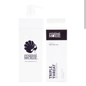 New! Original Moxie Triple Threat Detox Shampoo-Curly Hair Products-ellënoire body, bath fragrance & curly hair